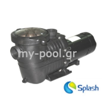 αντλια πισινας SPLASH 1.5HP 230V 2 ταχυτητων