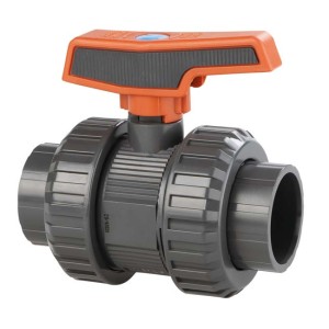 βανα PVC16atm Ball Valve με 2 ρακορ