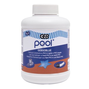 κολλα GEBSOBLUE POOL 500ml για PVC