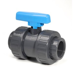 βανα PVC16atm Ball Valve ΣΠΕΙΡΩΜΑΤΟΣ ΘΗΛ με 2 ρακορ