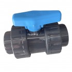 βανα PVC16atm Ball Valve με 2 ρακορ