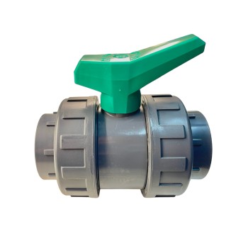 βανα PVC16atm Ball Valve με 2 ρακορ CH