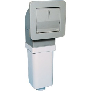 skimmer υδρομασαζ  WATER-WAY front access με 2 φιλτρα (ADAPTOR D50mm incl)