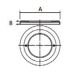 προσωπο φωτιστικου ASTRAL/IML INOX 316