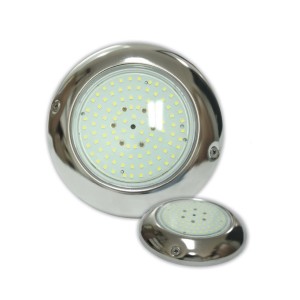 φωτιστικο πισινας LED FLAT INOX D150mm