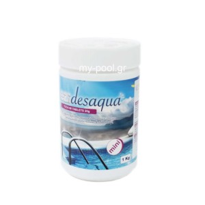 ΧΛΩΡΙΟ ΤΑΜΠΛΕΤΑ 20GR EZIDESAQUA 1Kg